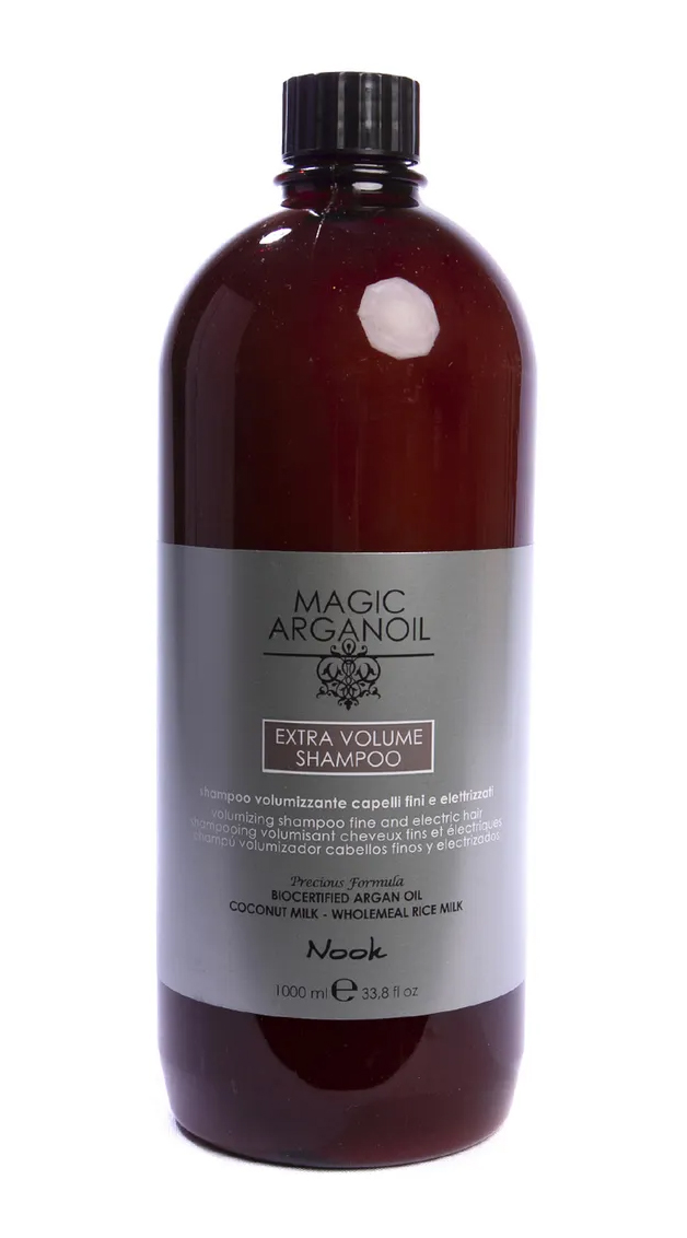 Купить Nook Шампунь для придания объёма тонким и наэлектризованным волосам, 1000 мл (Nook, Magic Arganoil)