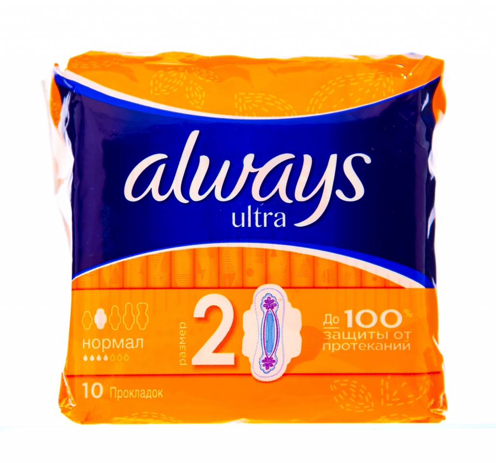 

Always Прокладки Ультра нормал плюс, 10 шт (Always, Ultra), Ultra
