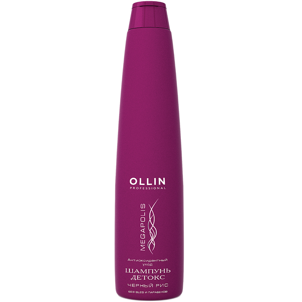 Купить Ollin Professional Шампунь-детокс на основе чёрного риса без SLES и парабенов, 400 мл (Ollin Professional, Уход за волосами)