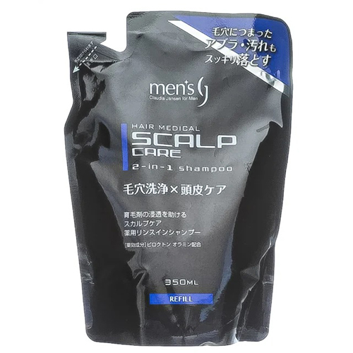 

Kumano Cosmetics Шампунь с бальзамом для кожи головы CJ Hair Medical Sclap Care (сменная упаковка), 350 мл (Kumano Cosmetics, Шампуни для волос), Шампуни для волос