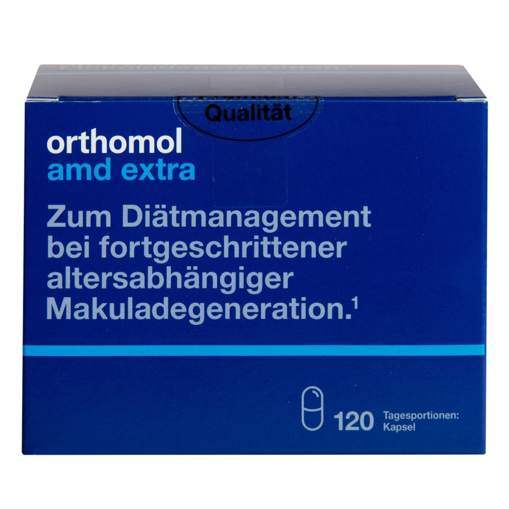 Orthomol Комплекс АМД Экстра, 120 капсул (Orthomol, Для глаз)