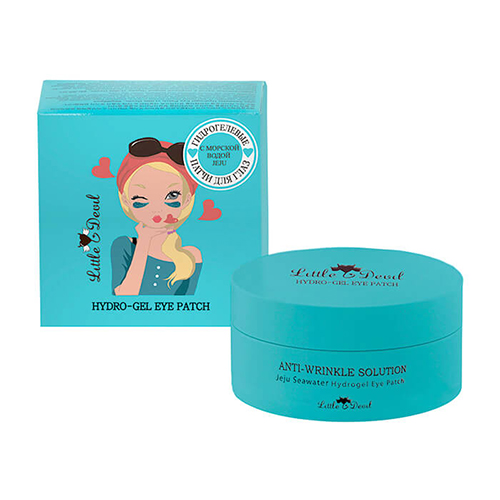 

Little Devil Гидрогелевые патчи с морской водой Jeju Seawater Hydrogel Eye Patch, 60 шт. (Little Devil, Anti-Wrinkle Solution)