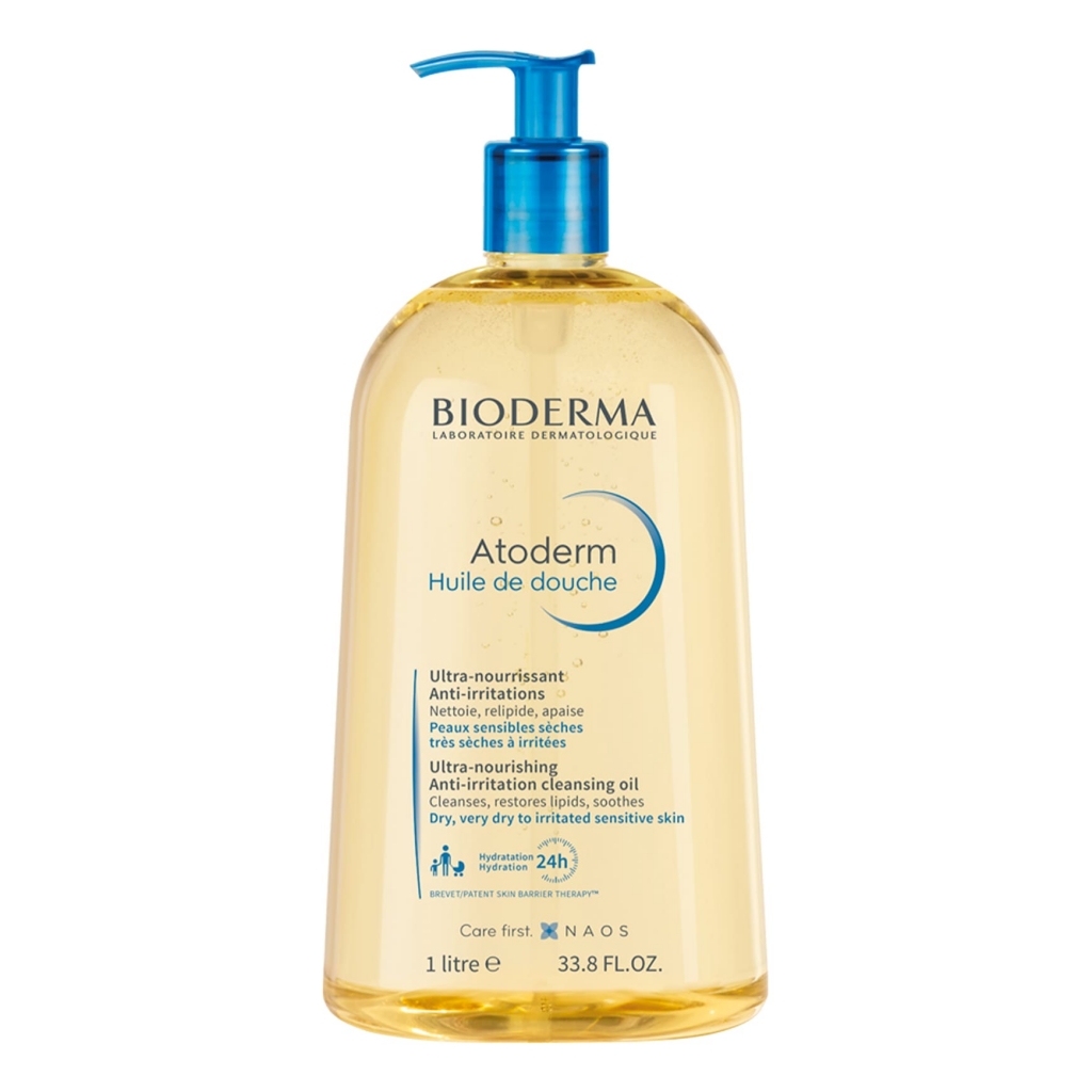 Купить Bioderma Увлажняющее масло для душа, 1 л (Bioderma, Atoderm)