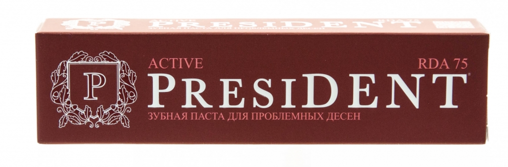 

President Зубная паста для проблемных десен, 75 мл (President, Active)
