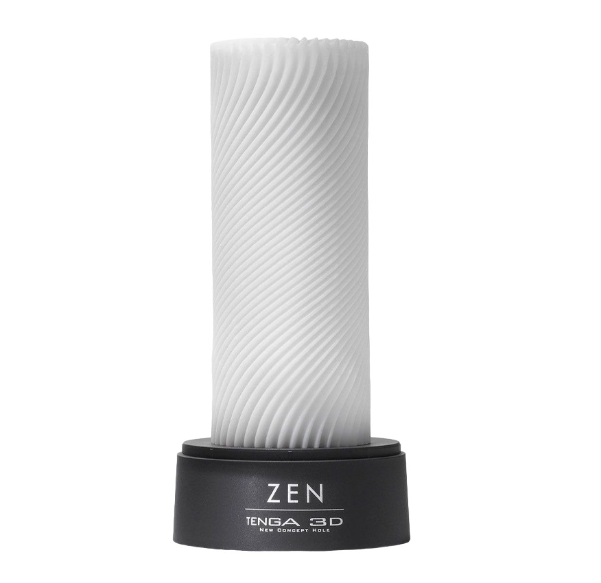 Tenga 3D мастурбатор Zen, белый (Tenga, )