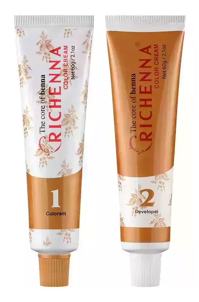 

Richenna Крем-краска для волос с хной, 120 мл - 8OR Soft Orange (Richenna, Окрашивание)