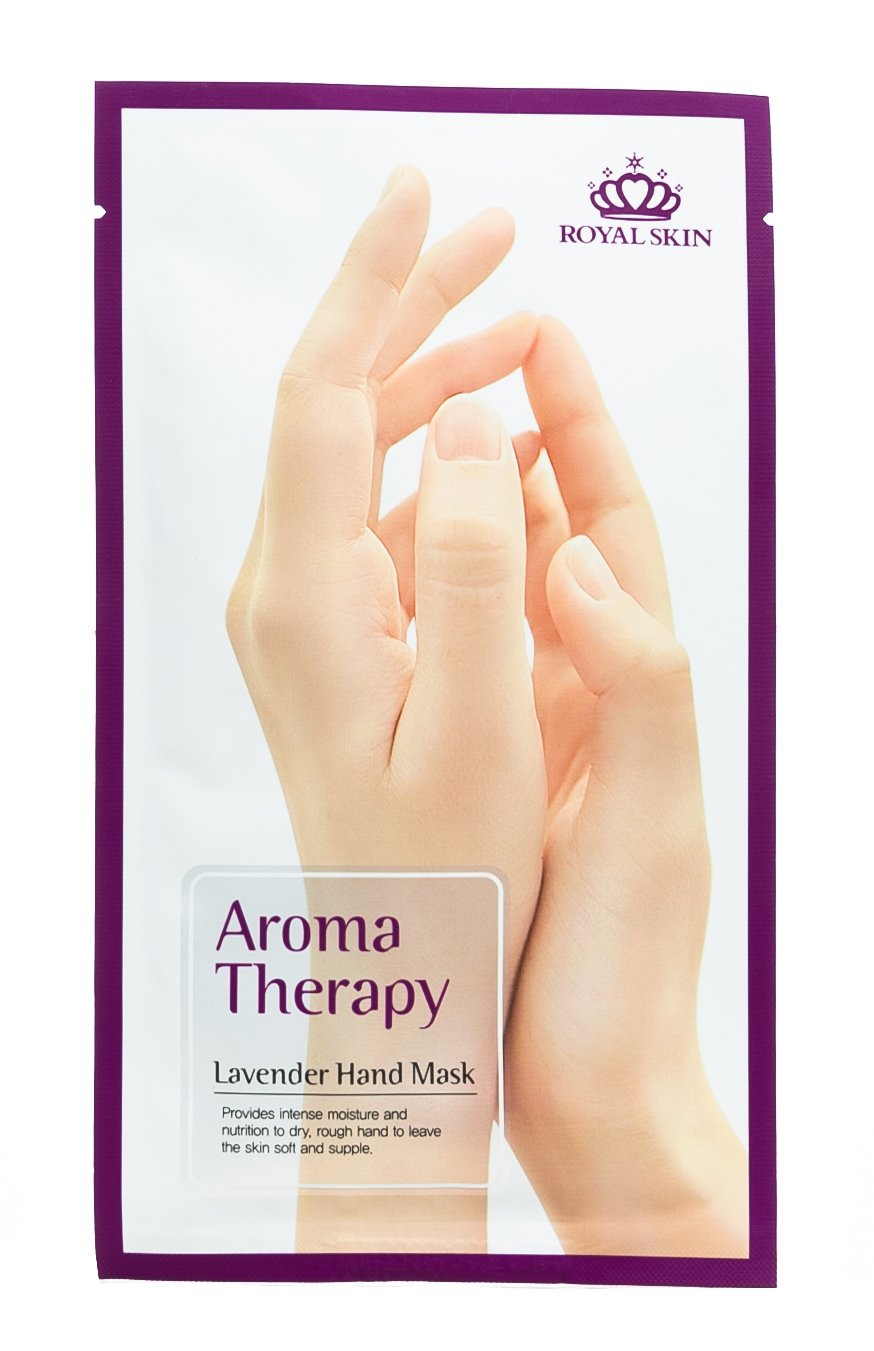 Royal Skin Увлажняющие перчатки для рук Aromatherapy Lavender, 1 шт. (Royal Skin, Для рук)