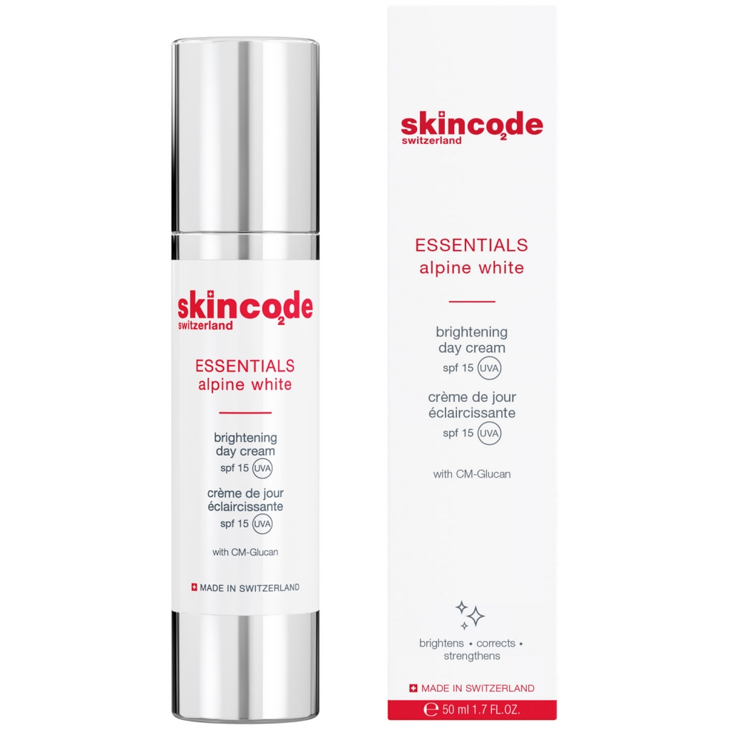 Skincode Осветляющий дневной крем SPF 15, 50 мл (Skincode, Essentials Alpine White)