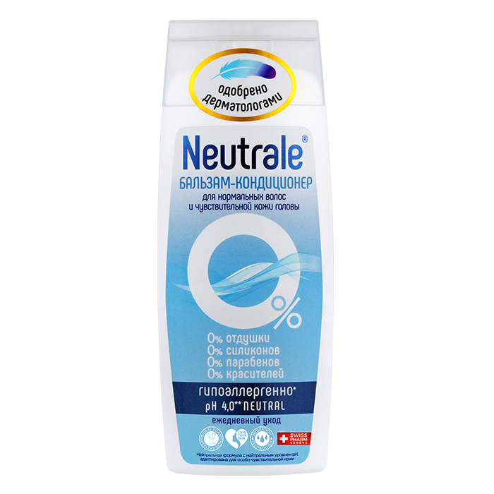 Купить Neutrale Бальзам-кондиционер для нормальных волос и чувствительной кожи головы, 250 мл (Neutrale, Для тела и волос)