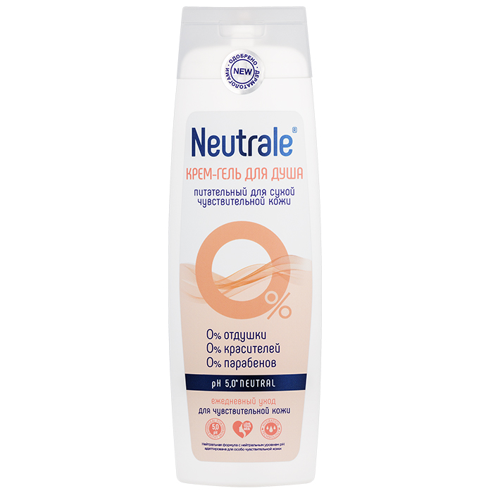 Купить Neutrale Крем-гель для душа питательный для сухой чувствительной кожи, 400 мл (Neutrale, Уход для тела)