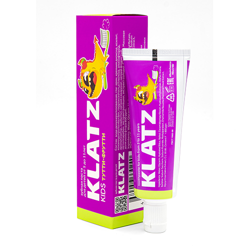 Klatz Детская зубная паста Тутти-фрутти, 40 мл (Klatz, Kids)