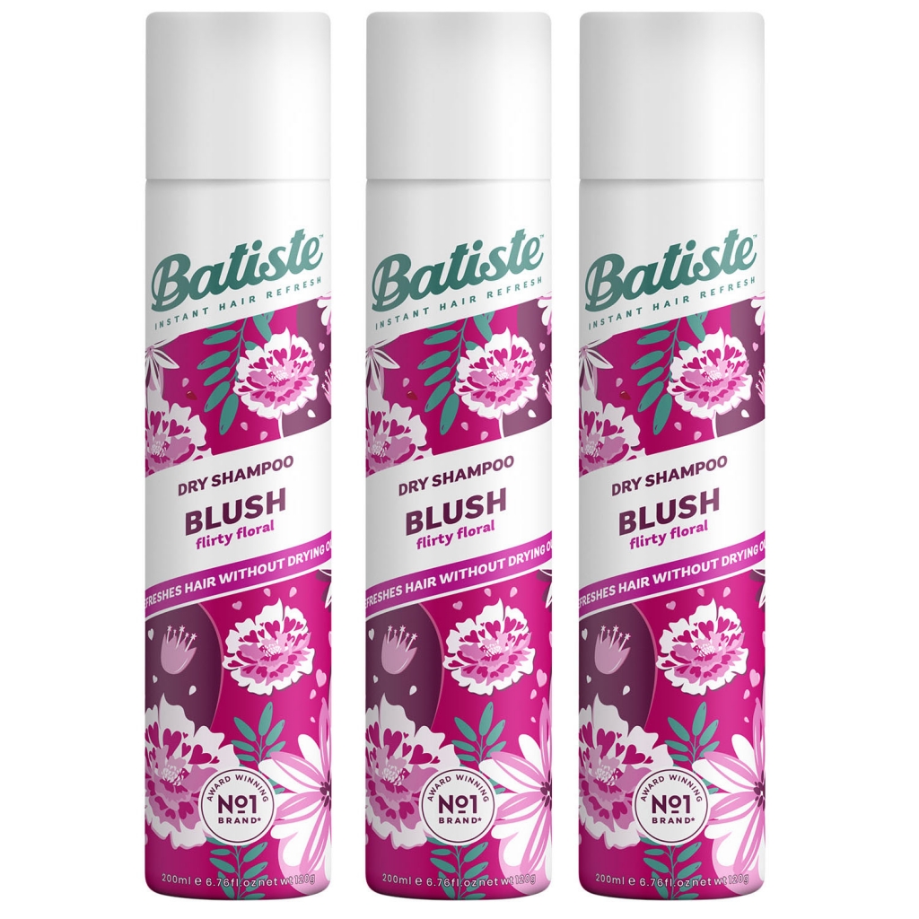 Batiste Комплект Blush Сухой шампунь, 3 шт х 200 мл (Batiste, Fragrance)