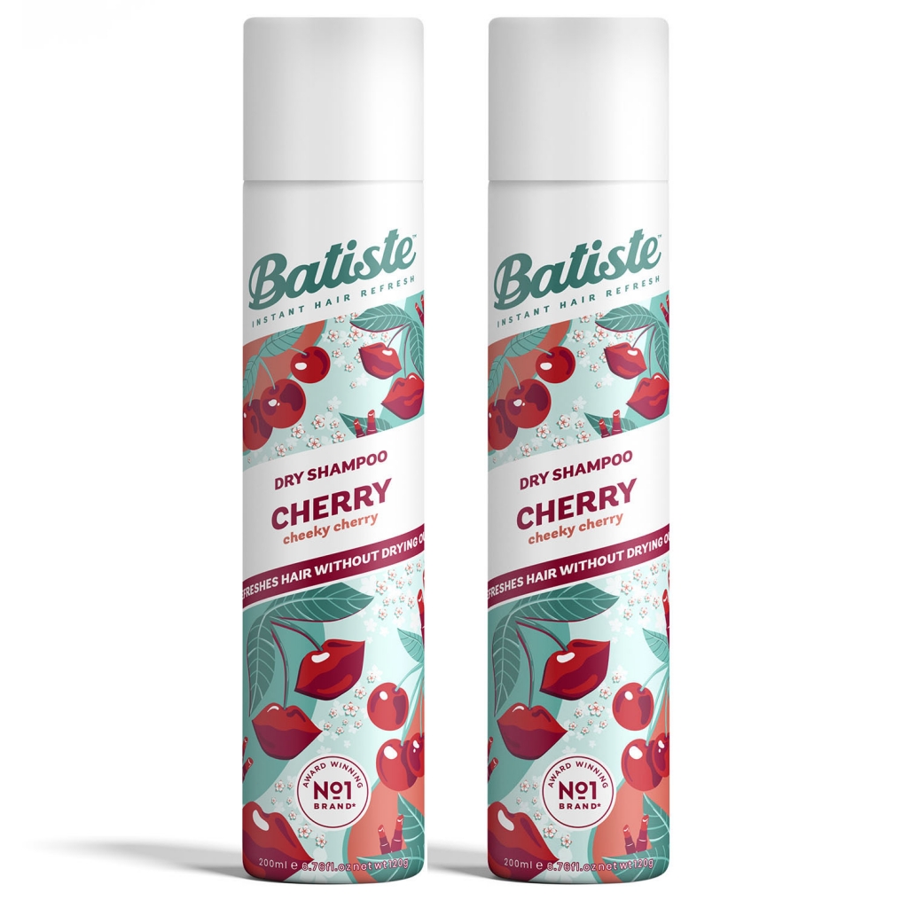 Batiste Комплект Cherry Сухой шампунь, 2 шт х 200 мл (Batiste, Fragrance)