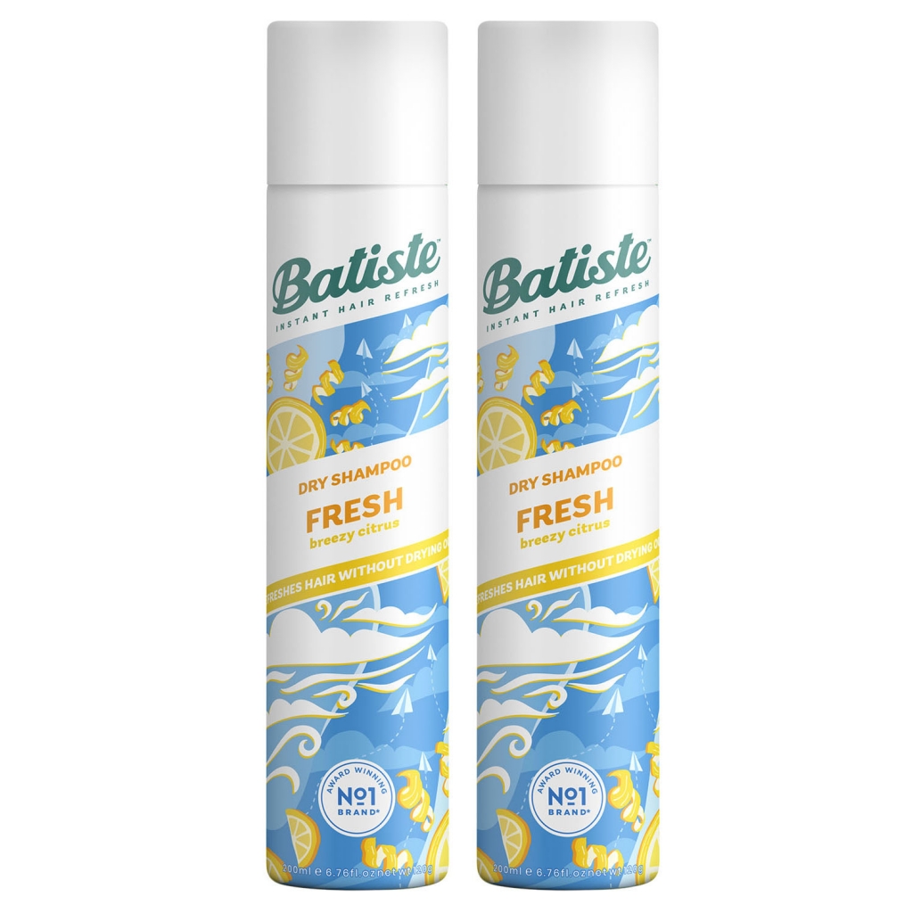 Batiste Комплект Fresh Сухой шампунь, 2 шт х 200 мл (Batiste, Fragrance)
