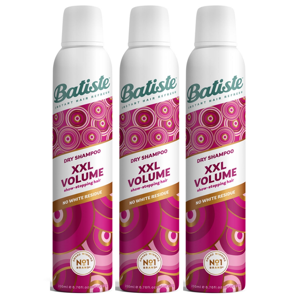 Batiste Комплект XXL Volume Spray Спрей для экстра объема волос, 3 шт х 200 мл (Batiste, Stylist)