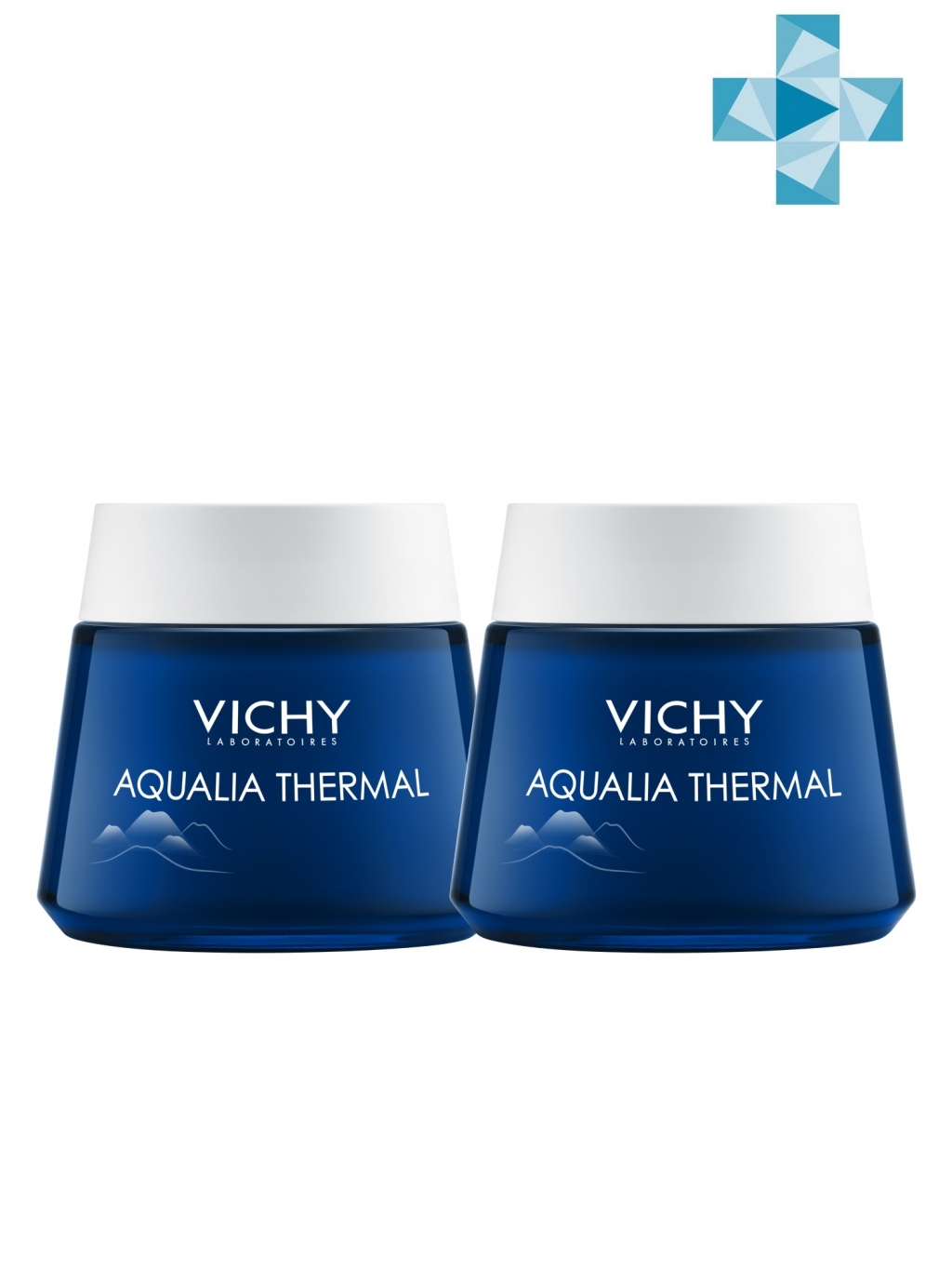 Vichy Комплект Аквалия Термаль Ночной Спа-ритуал крем-гель, 2х75 мл (Vichy, Aqualia Thermal)