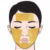 Набор Premium Gold Therapy: золотые листы + омолаживающие ампулы + маски