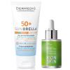 Набор для жирной кожи (солнцезащитный крем SPF50+ 50 мл + успокаивающая сыворотка 30 мл)