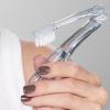 Зубная щетка складная S 4000 Travel Glass голубая, мягкая