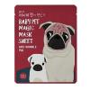 Тканевая маска-мордочка против морщинок &quot;Мопс&quot; Magic Mask Sheet Anti-wrinkle Pug, 22 мл
