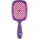Щетка Superbrush с закругленными зубчиками фиолетово-малиновая, 20,3 х 8,5 х 3,1 см