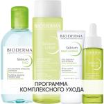 Программа Sebium комплексный уход: мицеллярная вода 250 мл + лосьон 200 мл + крем 30 мл + сыворотка 30 мл