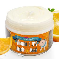 Маска для лица с витамином С разогревающая Vitamin C 21% Ample Mask, 100 г