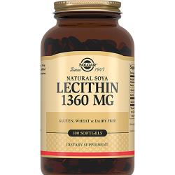 Натуральный соевый лецитин в капсулах, 100 шт.