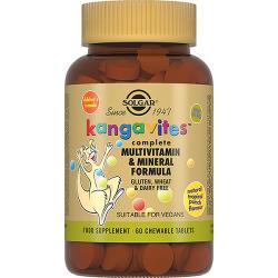 Кангавитес с мультивитаминами и минералами со вкусом тропических фруктов жевательные таблетки, 60 шт.