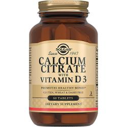 Кальция цитрат с витамином D3, 60 таблеток