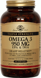Тройная Омега-3 950 мг ЭПК и ДГК в капсулах, 50 шт.