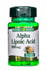 Альфа-липоевая кислота 100 мг, 60 капсул