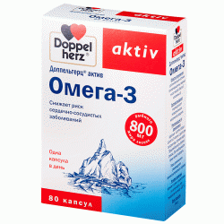 Омега – 3, 80 капсул