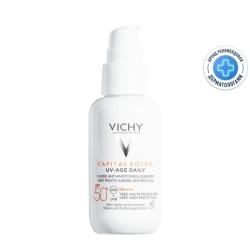 Невесомый солнцезащитный флюид для лица против признаков фотостарения UV-Age Daily SPF 50+, 40 мл