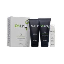 Выпрямляющий крем для нормальных и крепких волос Online hair straightening system 1, 445 мл