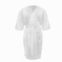 Халат кимоно с рукавами SMS люкс белый, 1 х 5 шт