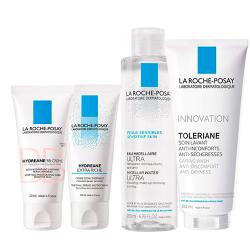 Набор Hydreane Riche (Увлажняющий крем Гидриан Риш, 40 мл + ВВ крем Гидриан светлый тон, 40 мл + Очищающий гель-уход, 200 мл + Мицеллярная вода, 200 м