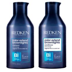 Набор Color Extend Brownlights для брюнеток (Шампунь, 300 мл + Кондиционер, 300 мл)