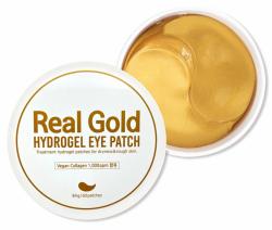 Антивозрастные гидрогелевые патчи с золотом и пептидами Real Gold, 60 шт, 84 г