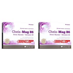 Биологически активная добавка Chela-Mag B6 690 мг,  2 х 30 капсул