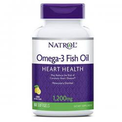 Omega-3 Fish Oil 1200 мг, 60 капсул