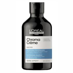 Шампунь-крем Chroma Creme с синим пигментом для нейтрализации оранжевого оттенка русых и светло-коричневых волос, 300 мл