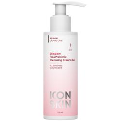 Очищающий крем-гель для умывания c про- и пребиотиками SkinBiom, 150 мл