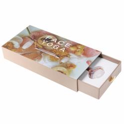 Роллер для лица из розового кварца, 1 шт