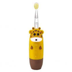 Детская электрическая звуковая зубная щетка RL 025 Baby 1+, желтая, 1 шт