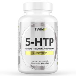 Комплекс 5-HTP с глицином, L-теанином и витаминами группы B, 60 капсул