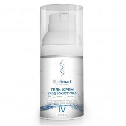 Гель-крем с гиалуроновой кислотой, пептидами и ниацинамидом для ухода вокруг глаз, 30 мл