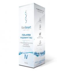 Гель-крем с гиалуроновой кислотой, пептидами и ниацинамидом для ухода вокруг глаз, 30 мл