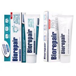 Набор зубных паст для защиты эмали и сохранения белизны зубов, 2х75 мл
