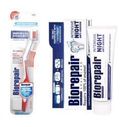 Набор для ночного восстановления зубов (зубная паста 75 мл + зубная щетка)